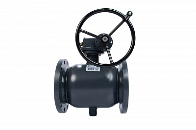 065N0261GR RJIP Premium Кран шаровой FF DN250 PN16 WG (фланцевый, с редуктором, С/П), Ридан
